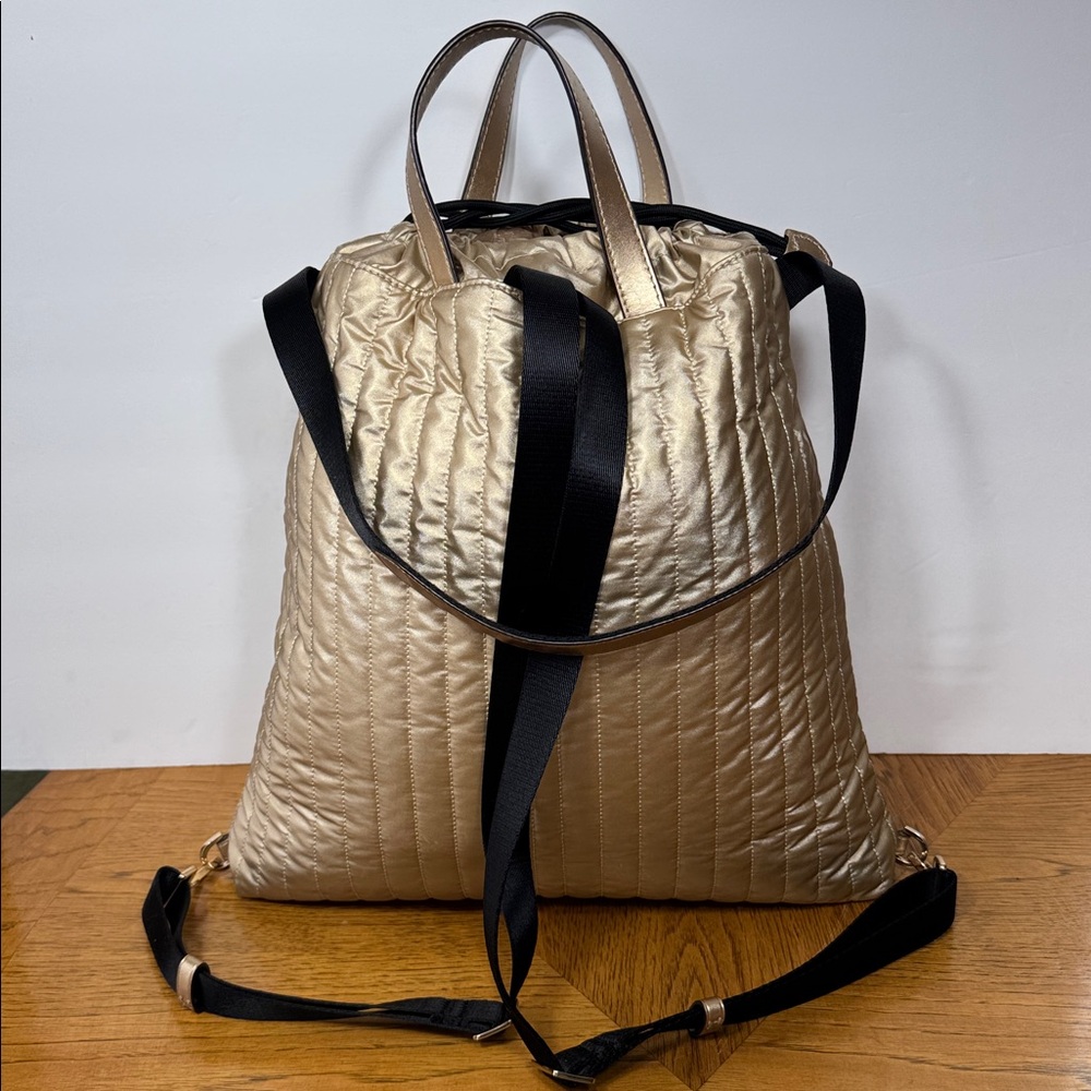MICHAEL KORS WINNIE 3 WAY LARGE CONVERTIBLE DRAWSTRING BACKPACK - Picture 2 of 12